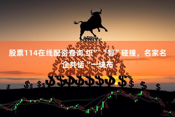 股票114在线配资查询 织” “智”碰撞，名家名企共话“一块布